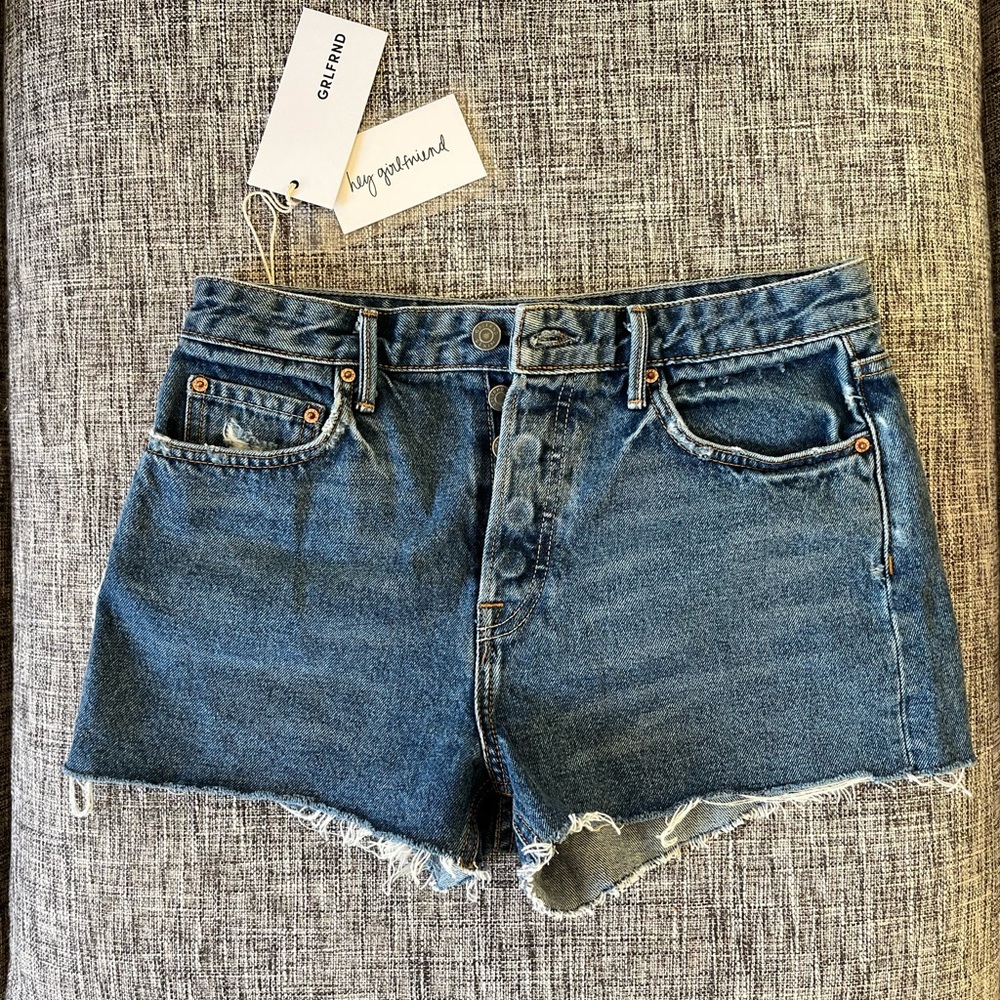 GRLFRND High Rise Cindy Shorts